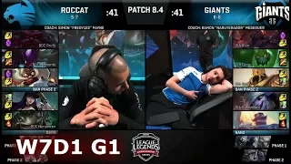 ROCCAT vs Giants | Week 7 Day 1 of S8 EU LCS Spring 2018 | ROC vs GIA W7D1 G1