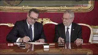 Angelobung der Bundesregierung - ZIB Spezial - 18.12.2017