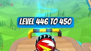 Going Balls SpeedRun Gameplay. Level 446 - 450.