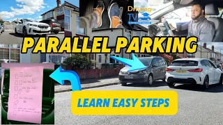REVERSE PARALLEL PARKING WITH EASY STEPS | Learn To Park With Simple Easy Steps!