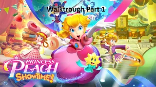 Princess Peach Showtime Walktrough Part 1