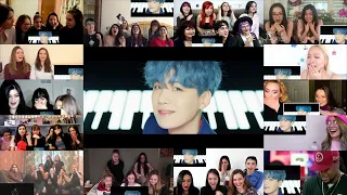 BTS 'Boy With Luv' (feat. Halsey) -  Reaction Mashup