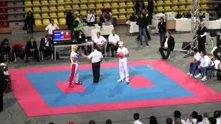 WAKO Kickboxing WC 2011 FINAL: LC -69kg Nabo(GER) vs Perissinotto(ITA)