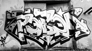 Graffiti bombing. Daytime action on street. Throwups, tags and pieces. Rebel813 2024 4K