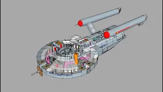 Star Trek MOC "Sparrow" Class starship - U.S.S. Vortex NCC-973
