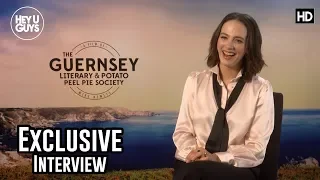 Jessica Brown Findlay - Downton Abbey reunion in The Guernsey Literary and Potato Peel Pie Society