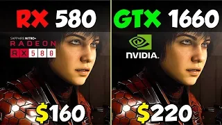 RX 580 vs. GTX 1660. Test in 10 Games