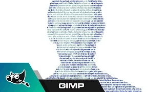 GIMP Tutorial: Text Portrait