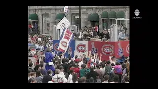 Le 9  juin 1993, le Canadien de Montréal remporte la coupe Stanley!