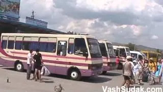 Перегруженый автобус на Симферополь