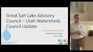 Great Salt Lake Advisory Council: July 14, 2021
