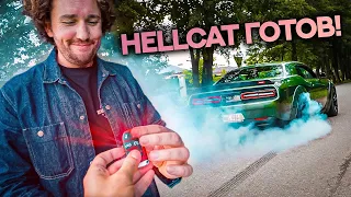 БАБУЛЯ катается на 800 сильном HELLCAT... — Ба, а что такое Лаунч? — Это когда пожрать хочется =)