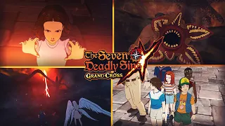 All Stranger Things Ultimate Animations and Cutscenes! | Seven Deadly Sins: Grand Cross