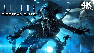 ALIENS FIRETEAM ELITE Ending & Alien Queen Final Boss Fight (4K 60FPS)