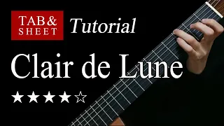 Clair de Lune - Guitar Lesson + TAB