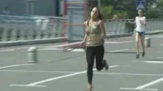 Stiletto race: Ladies take part in Stiletto run in Ukraine