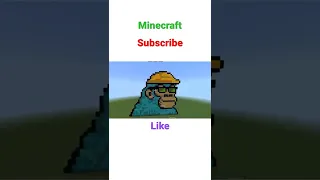 Minecraft Gorilla Pixel Art ||Yt short video || Minecraft pixel Art short video