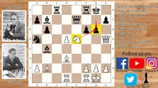 Paul Keres vs Efim Geller (1962) | Paul Keres' best game ever | Candidates Playoff