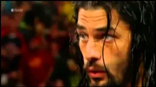 WWE Raw 16 March 2015 #03 - WWE Roman Reigns interrupts Paul 3/16/15