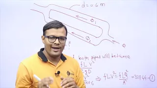 Parallel Pipes - Problem 1 - Flow Through Pipes - Fluid Mechanics 2