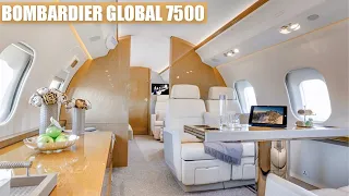 Inside Bombardier Global 7500 Private Jet