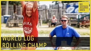 The 11-Year-Old World Log Rolling Champ