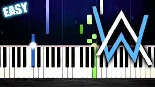 Alan Walker, K-391 & Emelie Hollow - Lily - EASY Piano Tutorial by PlutaX