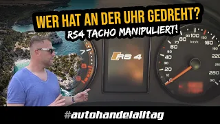 Wer hat an der Uhr gedreht? | Tacho manipuliert beim RS4 B5 auf Mallorca | Betrug? | Team DAG