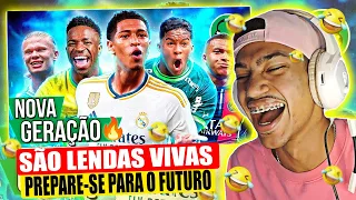 React A NOVA GERAÇÃO DO FUTEBOL! 🔥 | Paródia Plataforma Guarujá - MC Teteu  | Reagindo Futparódias