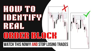 Order Block Trading Strategy - How To Identify Real Order Block Trading