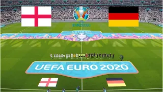 Highlights England vs Germany | UEFA EURO 2020 Round of 16 | Realistic Gameplay