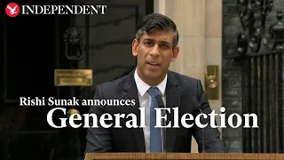 Watch in full: Rishi Sunak announces general election on July 4 2024