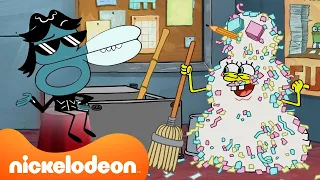 SpongeBob | Najgorsze prace NA ŚWIECIE u SpongeBoba i Kamienia, Papieru i Nożyc 😣 | Nickelodeon