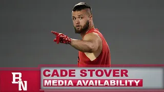 Ohio State TE Cade Stover Speaks at Fall Camp