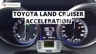 Toyota Land Cruiser 3.0 D-4D 190 hp - acceleration 0-100 km/h