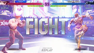 Street Fighter 6 🔥 Akainu (Guile) Vs Mister Crimson (#1 Dhalsim) 🔥 Online Match's 06-24-2023