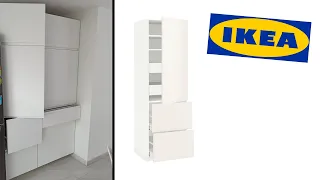 IKEA METOD assembly install High cabinet - colonne montage installation