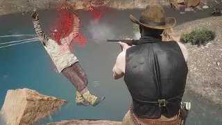 Red Dead Redemption 2 PC 60FPS - Funny & Brutal Moments Vol. 119 (Euphoria Ragdolls)