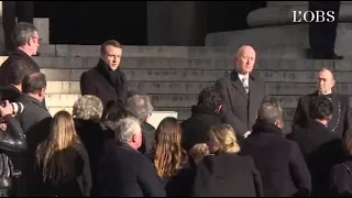 Macron : "Johnny Hallyday était une part de nous-mêmes, une part de la France"