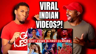 🇮🇳MOST VIEWED INDIAN SONGS In The First 24 HOURS?! 😱| INDIA...WE WERE NOT READY‼️😯👏🏽🕺🏽 (REACTION)