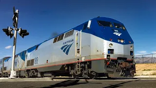 Amtrak Goes Through a Flagged Crossing