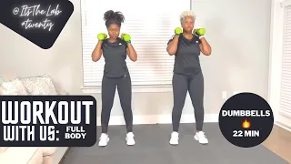 #20: 22-Min. Full Body | Apartment Friendly with Dumbbells | Burn Fat @ItsThe.Lab