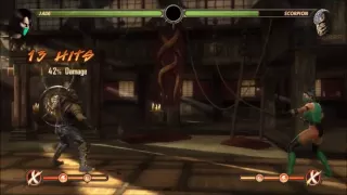 MK9-JADE COMBOS+TUTORIALS+SPECIAL ENDING