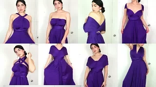 How to Wear a Convertible Infinity Dress Tutorial | DressandCharm.com