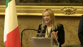 Intervento del Presidente Meloni alla Sala delle Donne della Camera dei Deputati