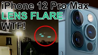 Lens flare comparison iPhone 12 Pro Max vs iPhone 12 Pro vs Samsung Ultra vs Sony Xperia vs A7SIII