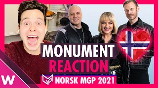 KEiiNO - Monument REACTION | MGP 2021 (Norway at Eurovision)