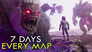 I Had 7 Days to Beat Every ARK Map! [ARK: Survival Evolved]