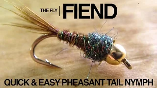 Easy Pheasant Tail Nymph Fly Tying Tutorial | The Fly Fiend.