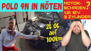 Polo 9n Motorschaden? | 1.2L 12v braucht Öl ohne Ende |  Können Wir ihn retten? [VERKOKUNG]